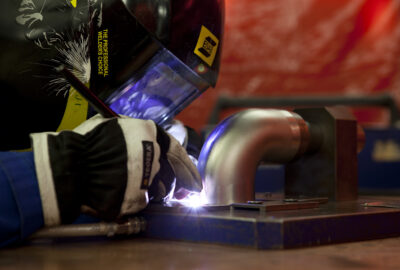 Sonaca A350 Elbow TIG Welding (1) Sonaca A350 Elbow TIG Welding (1)