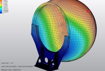 FEA deflection (2) FEA deflection (2)